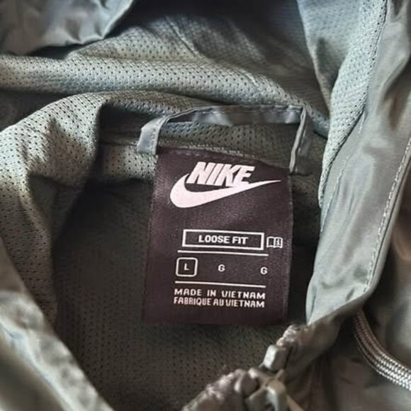 Nike Windbreaker – Forest Green – Size Large - Picture 3 of 3